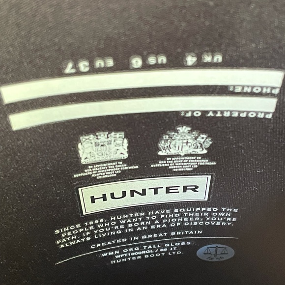 NEW Hunter rain boots size 6 - Picture 4 of 4